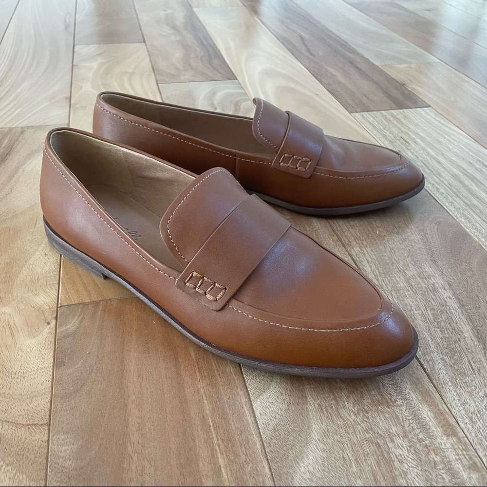 Madewell Alex loafer brown leather 8.5 English Saddle